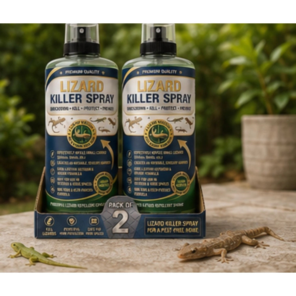 Amfyn Pack of 2 Lizard Killer Liquid Spray Bottles 100 ML