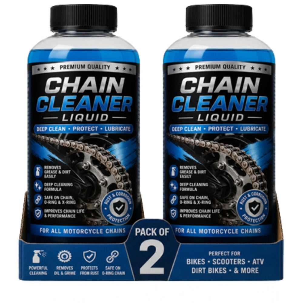 Amfyn Pack of 2 Chain Cleaner Liquid Bottles 100 ML