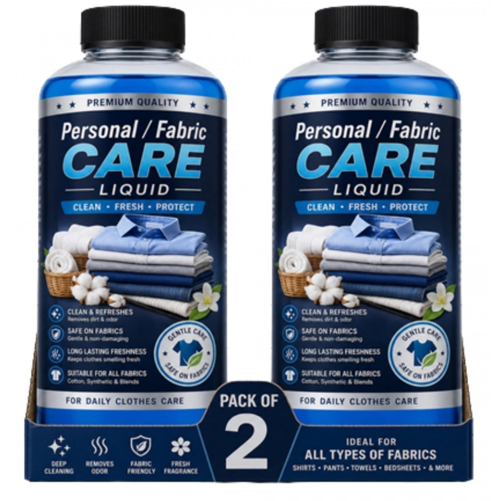 Amfyn Pack of 2 Personal/Fabric Care Liquid Bottles 100 ML