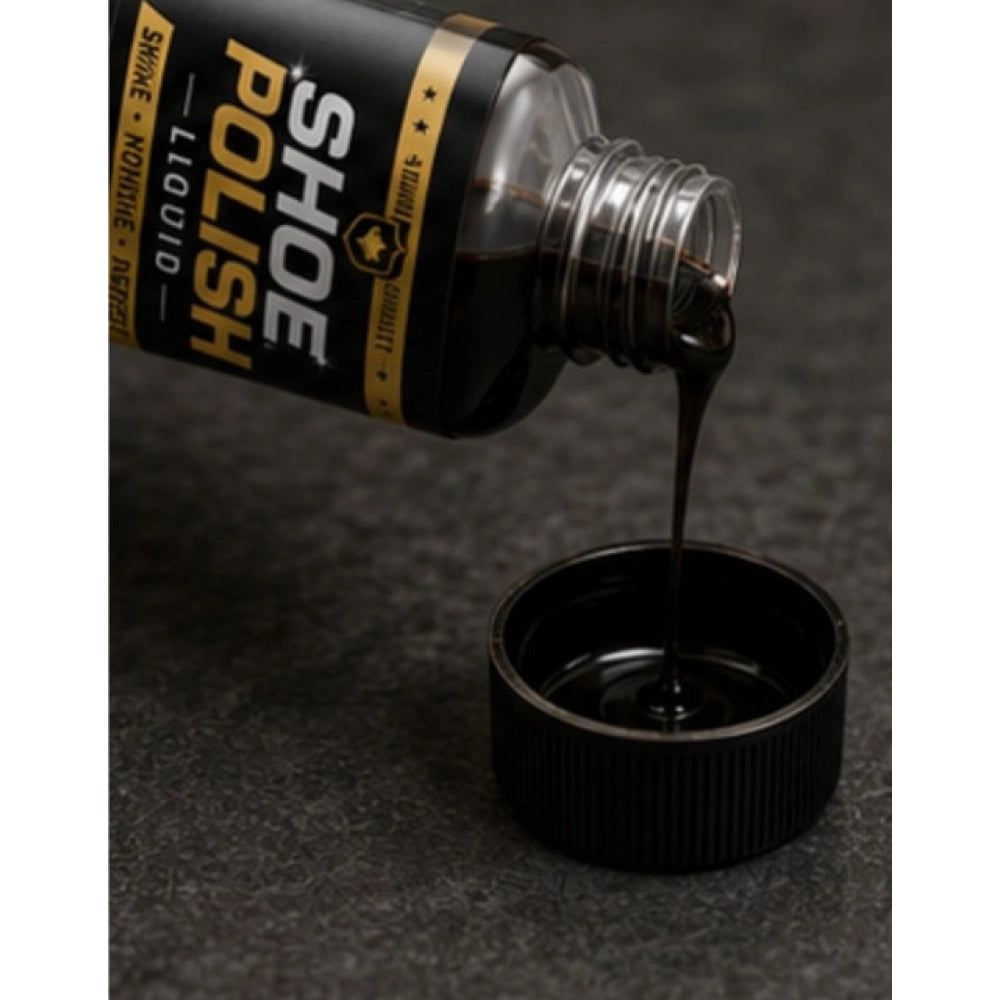 Amfyn Pack of 2 Shoe Polish Liquid Bottles 100 ML