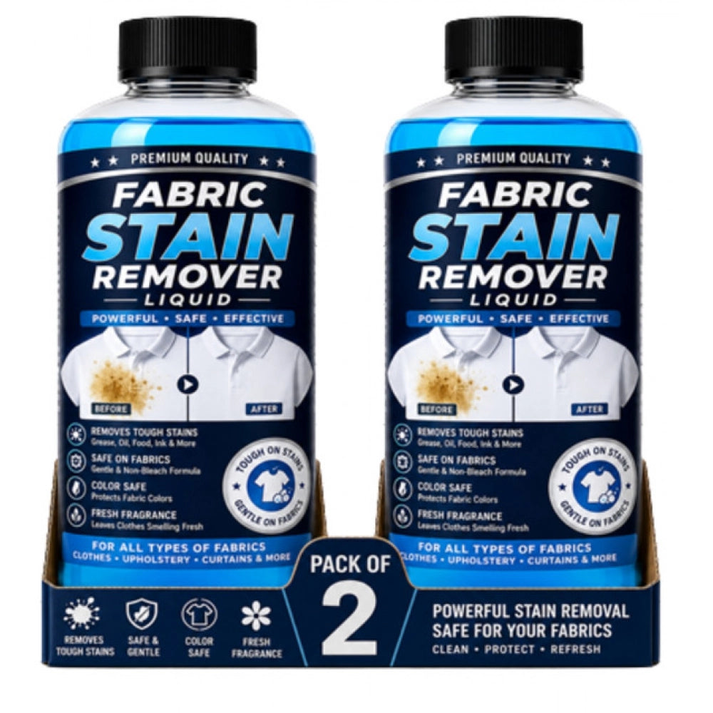 Amfyn Pack of 2 Fabric Stain Remover Liquid Bottles 100 ML