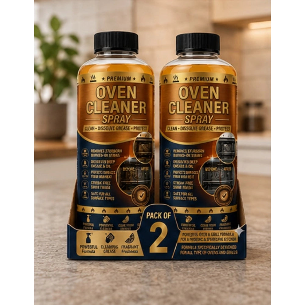 Amfyn Pack of 2 Oven Cleaner Liquid Bottles 100 ML