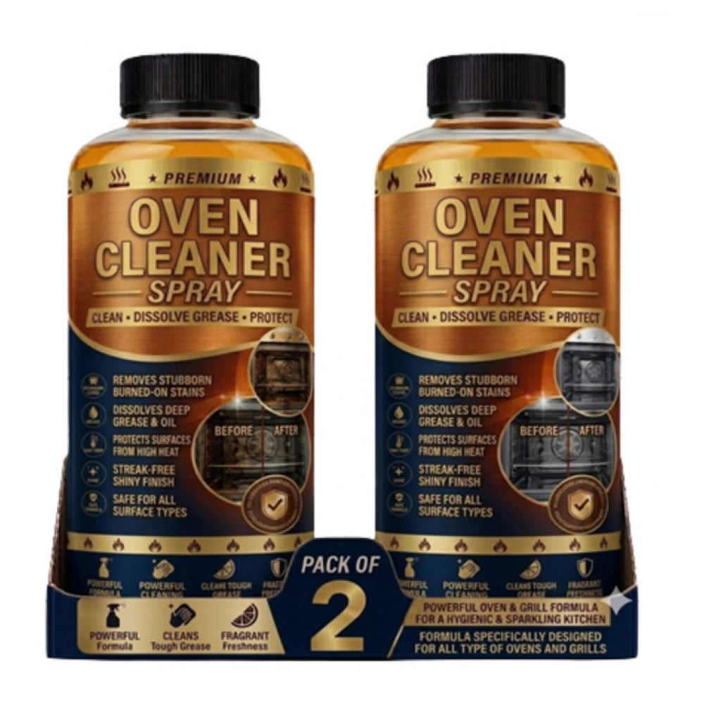 Amfyn Pack of 2 Oven Cleaner Liquid Bottles 100 ML