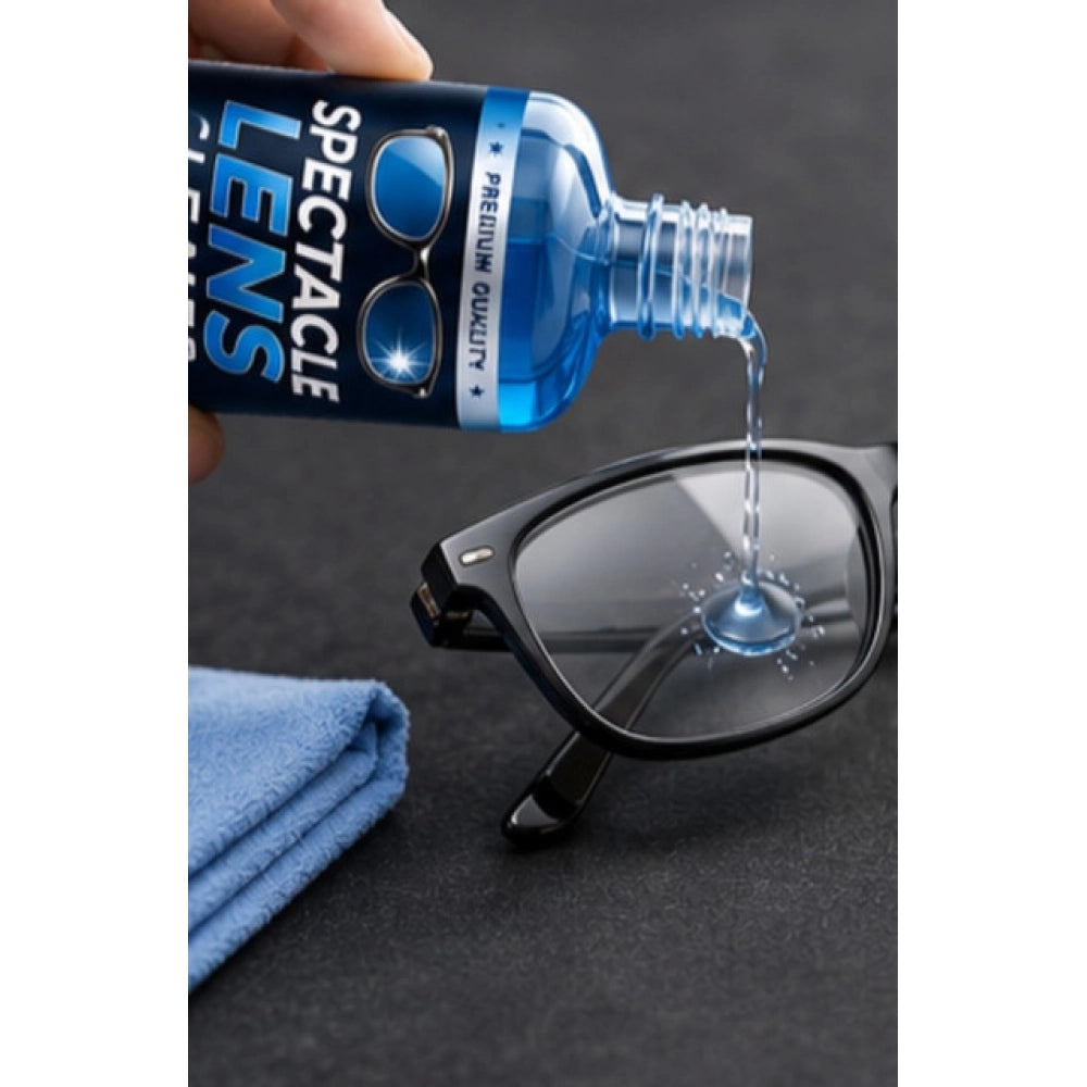 Amfyn Pack of 2 Spectacle Lens Cleaner Liquid Bottles 100 ML