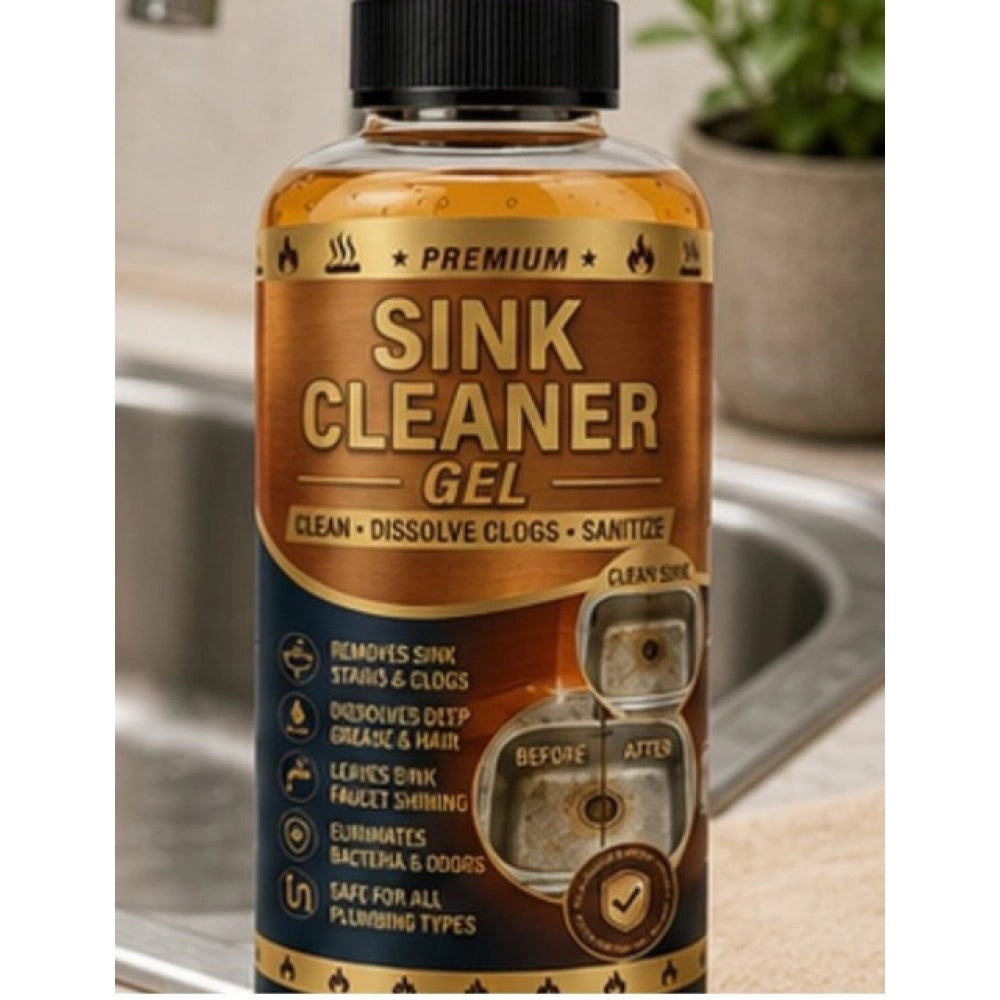 Amfyn Pack of 2 Sink Cleaner Gel Bottles 100 ML
