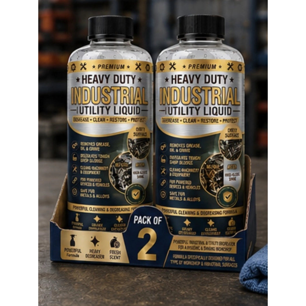 Amfyn Pack of 2 Heavy Duty Industrial Utility Liquid Bottles 100 ML