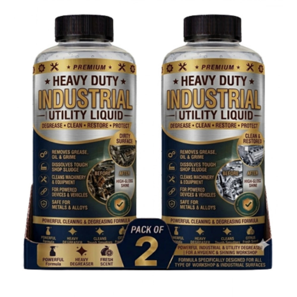 Amfyn Pack of 2 Heavy Duty Industrial Utility Liquid Bottles 100 ML