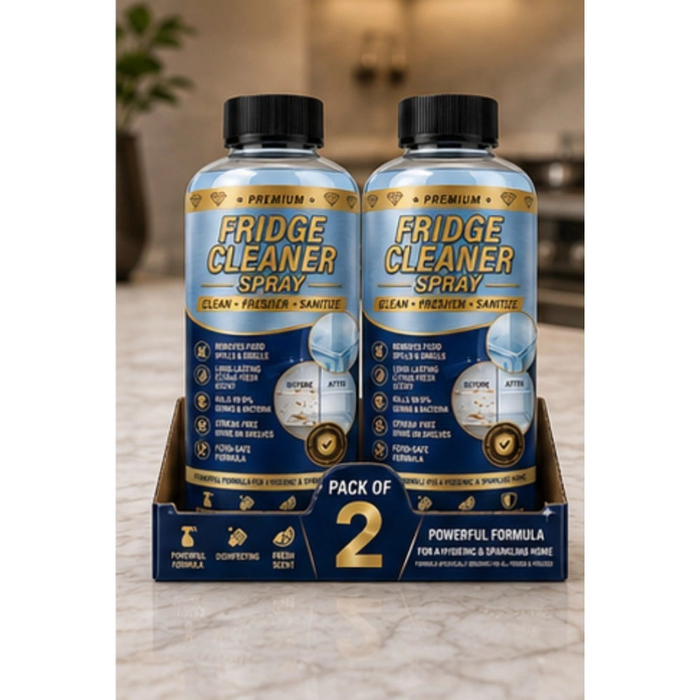 Amfyn Pack of 2 Fridge Cleaner Liquid Bottles 100 ML