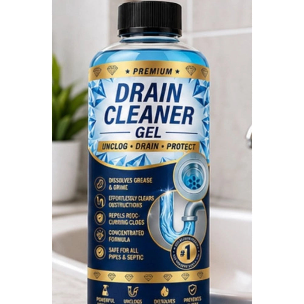 Amfyn Pack of 2 Drain Cleaner Gel Bottles 100 ML