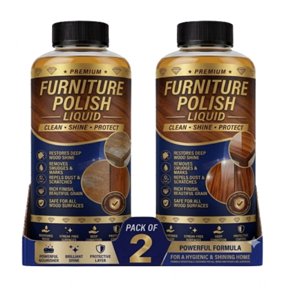 Amfyn Pack of 2 Furniture Polish Liquid Bottles 100 ML