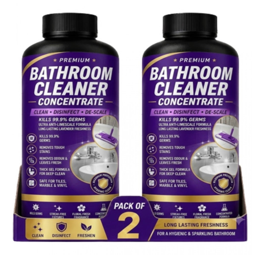 Amfyn Pack of 2 Bathroom Cleaner Concentrate Liquid Bottles 100 ML