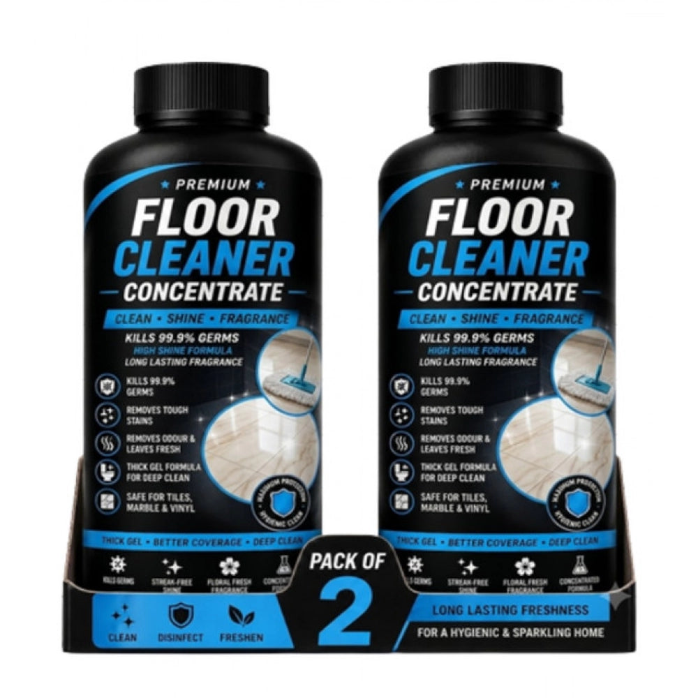 Amfyn Pack of 2 Floor Cleaner Concentrate Liquid Bottles 100 ML