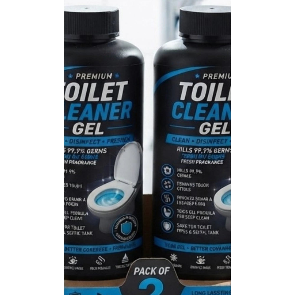 Amfyn Pack of 2 Toilet Cleaner Gel Bottles 100 ML