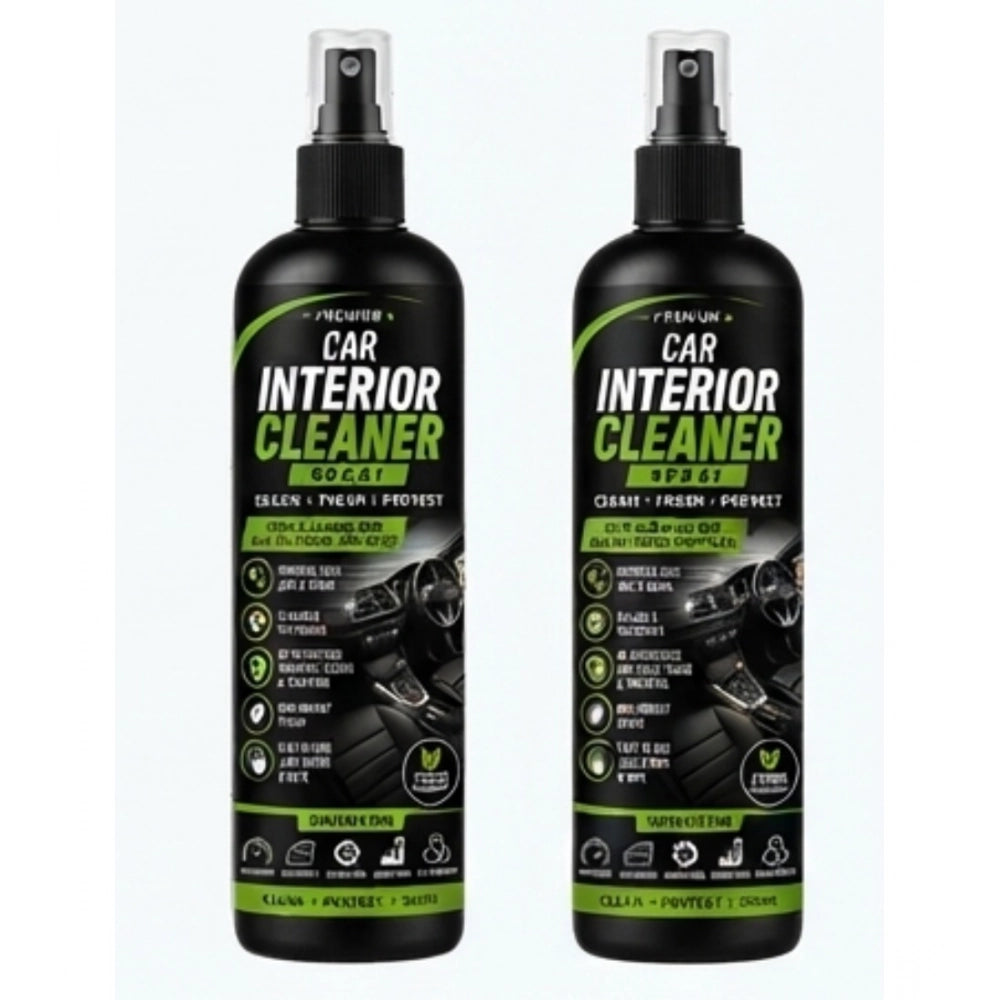 Amfyn Pack of 2 Car Interior Cleaner Liquid Spray Bottles 100 ML