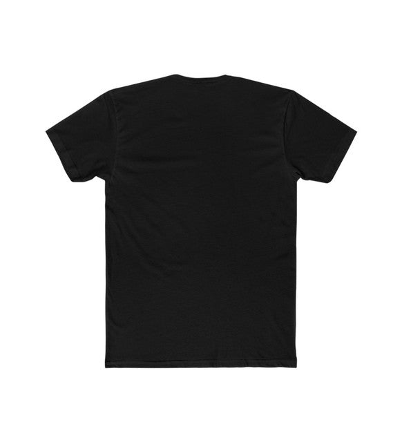 Generic Men's Polyester Printed Round Neck Short Sleeve T-Shirt (Black)