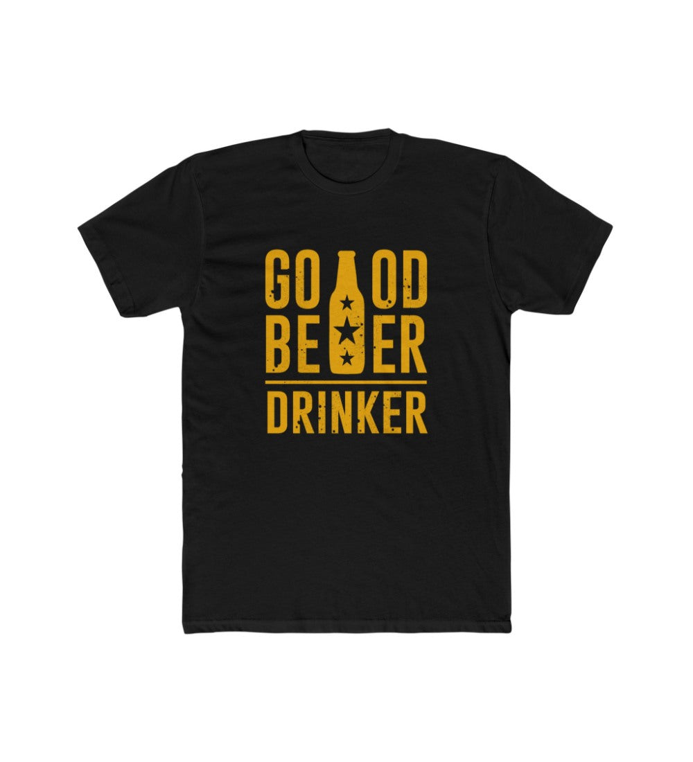 Generic Men's Polyester Printed Round Neck Short Sleeve T-Shirt (Black)