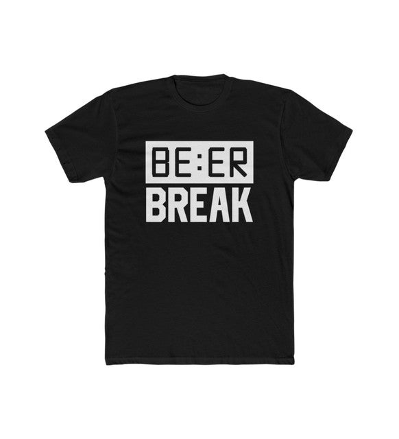 Generic Men's Polyester Printed Round Neck Short Sleeve T-Shirt (Black)