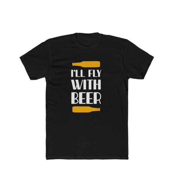Amfyn Men's Polyester Printed Round Neck Short Sleeve T-Shirt (Black)