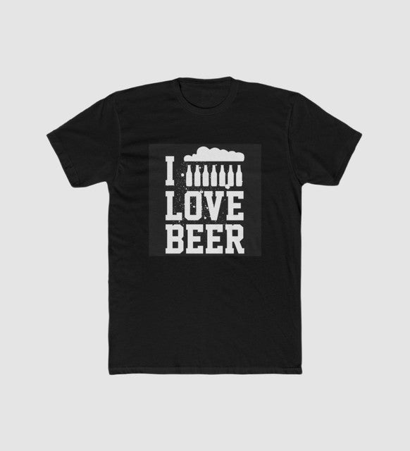 Generic Men's Polyester Printed Round Neck Short Sleeve T-Shirt (Black)