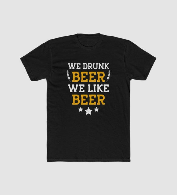 Generic Men's Polyester Printed Round Neck Short Sleeve T-Shirt (Black)