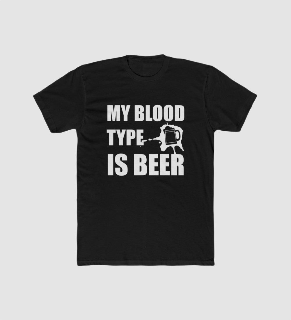 Generic Men's Polyester Printed Round Neck Short Sleeve T-Shirt (Black)
