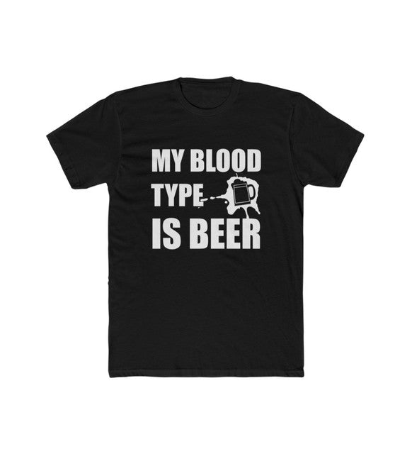 Generic Men's Polyester Printed Round Neck Short Sleeve T-Shirt (Black)