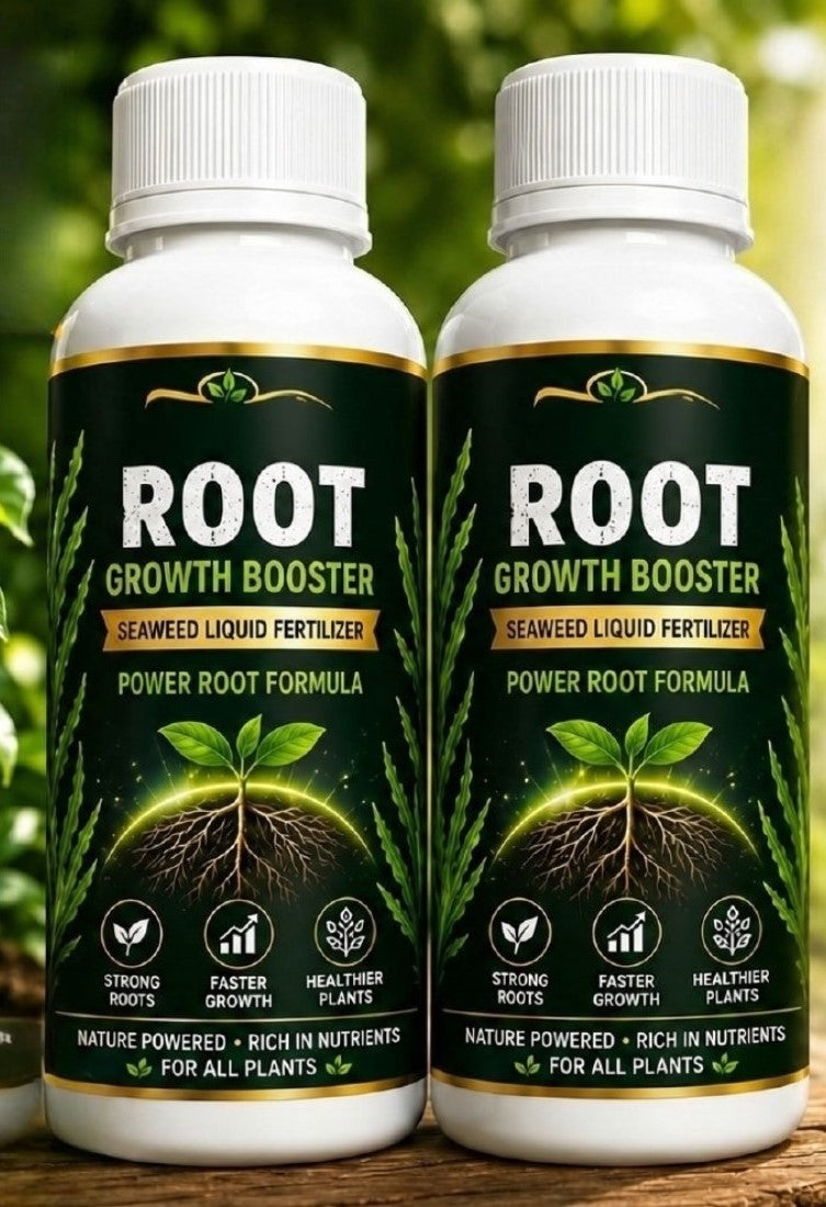 Generic Pack of 2 Root Growth Booster Seaweed Liquid Fertilizer Bottles - 100 ML