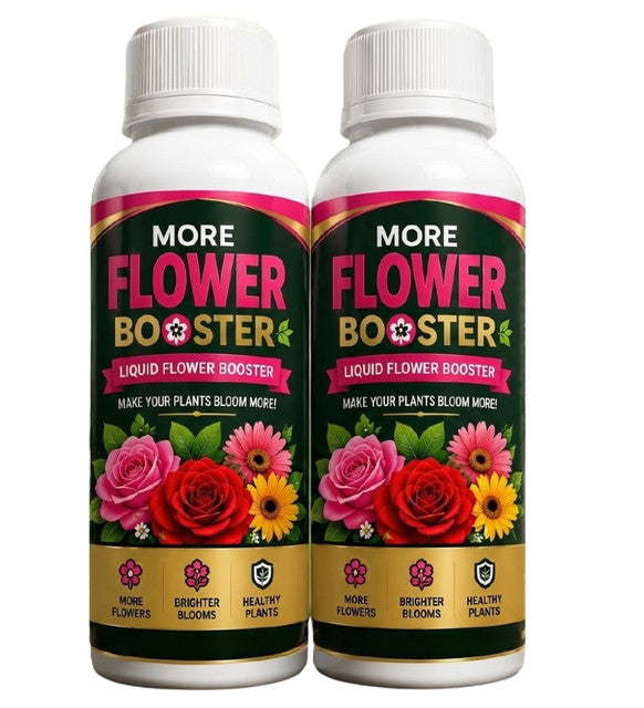 Generic Pack of 2 Flower Growth Booster Liquid Fertilizer Bottles - 100 ML
