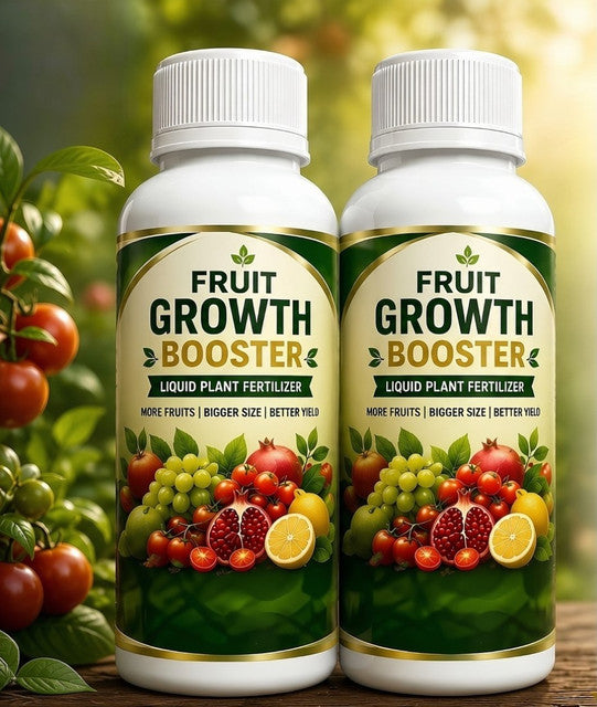 Generic Pack of 2 Fruit Growth Booster Liquid Plant Fertilizer Bottles - 100 ML