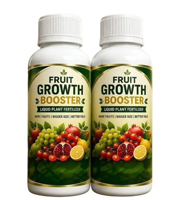 Generic Pack of 2 Fruit Growth Booster Liquid Plant Fertilizer Bottles - 100 ML